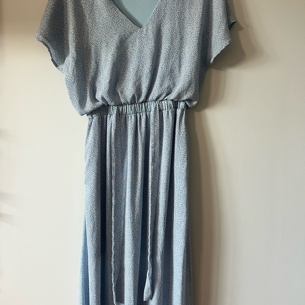 Sienna Sky Blue Dolman Sleeve Maxi Sundress